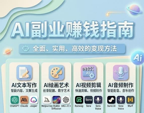 💰 AI副业赚钱指南（2026最新）｜普通人也能上手的5种赚钱方式