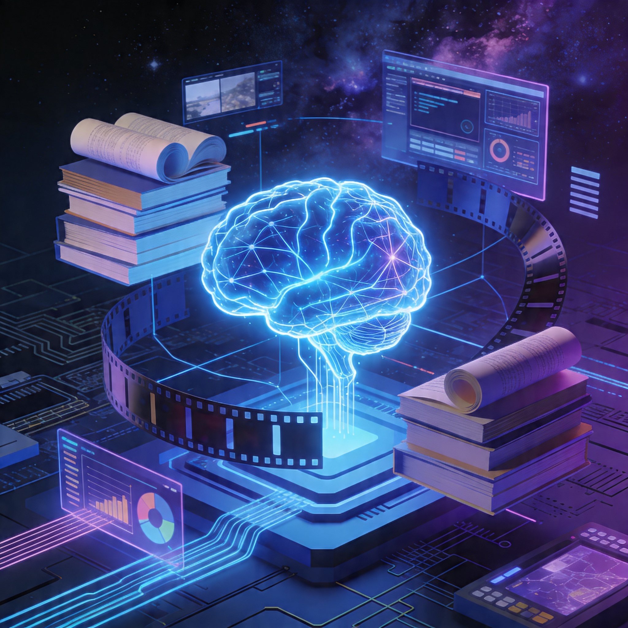 大模型如超级助理大脑比喻图