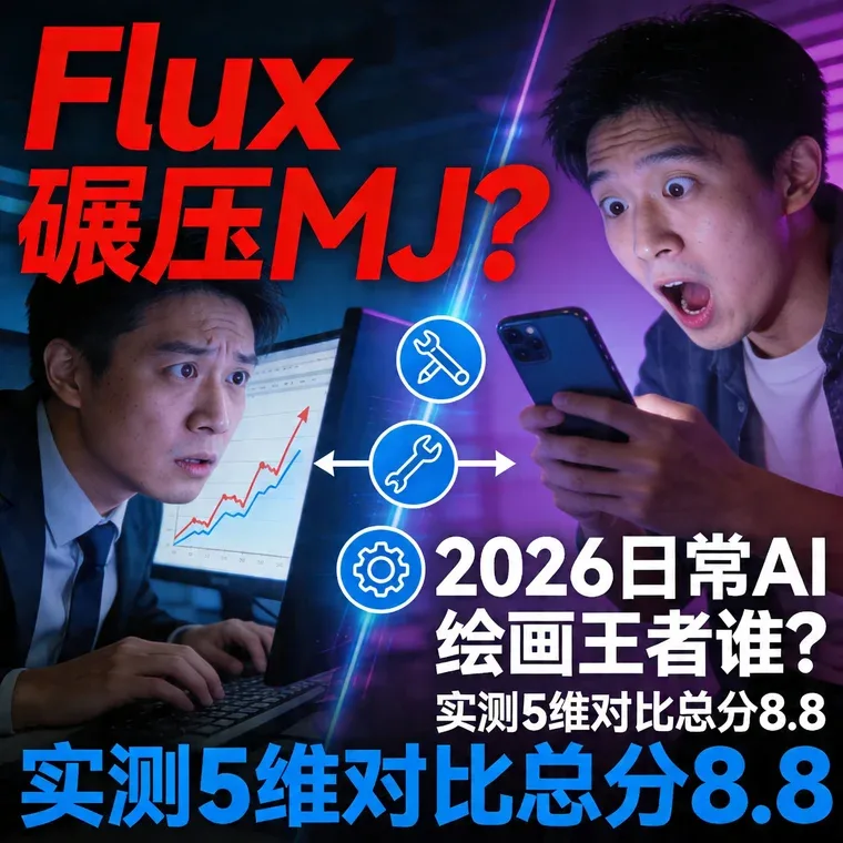 2026年AI绘画工具排行榜：Midjourney、Stable Diffusion、Flux谁更适合普通人日常使用？