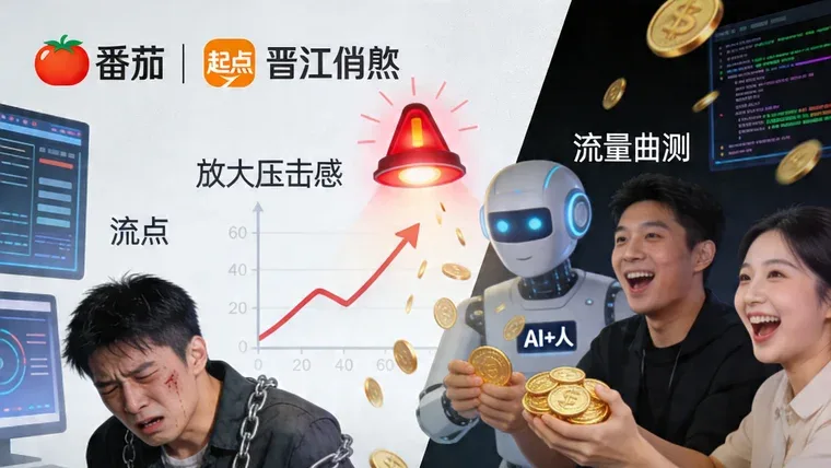 AI写小说变现指南：番茄/起点/晋江三大平台投稿规则与AI检测政策（2026版）