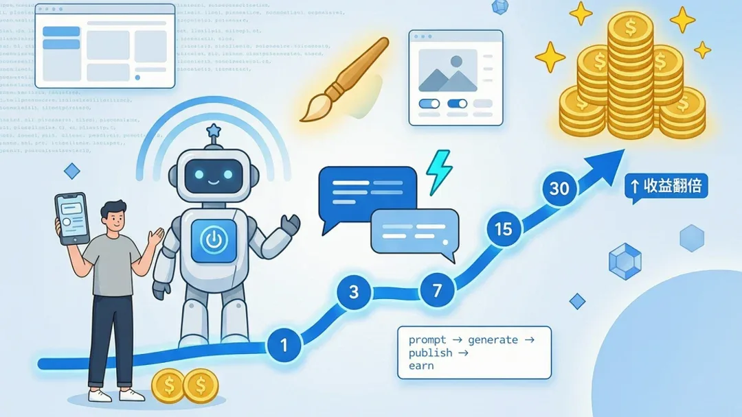 2026年AI副业从0到1完整攻略：10个低门槛项目月入3000+实操手册
