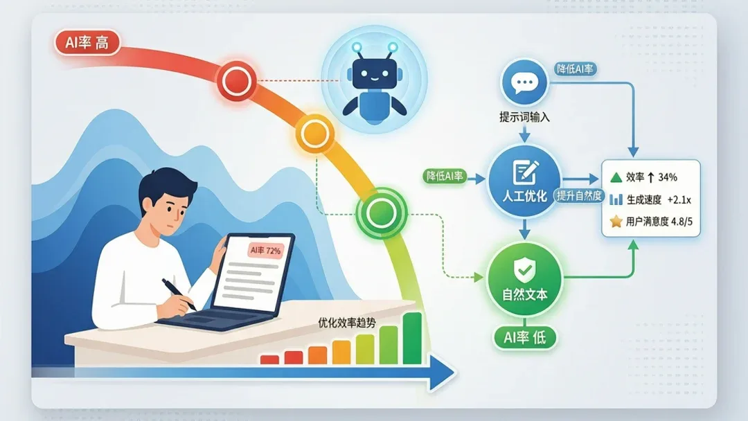 AI写作怎么降低AI率？新手必看的5个实用技巧（2026最新）