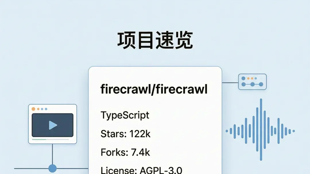 firecrawl：专为 AI Agent 清洗网页数据的开源爬虫工具
