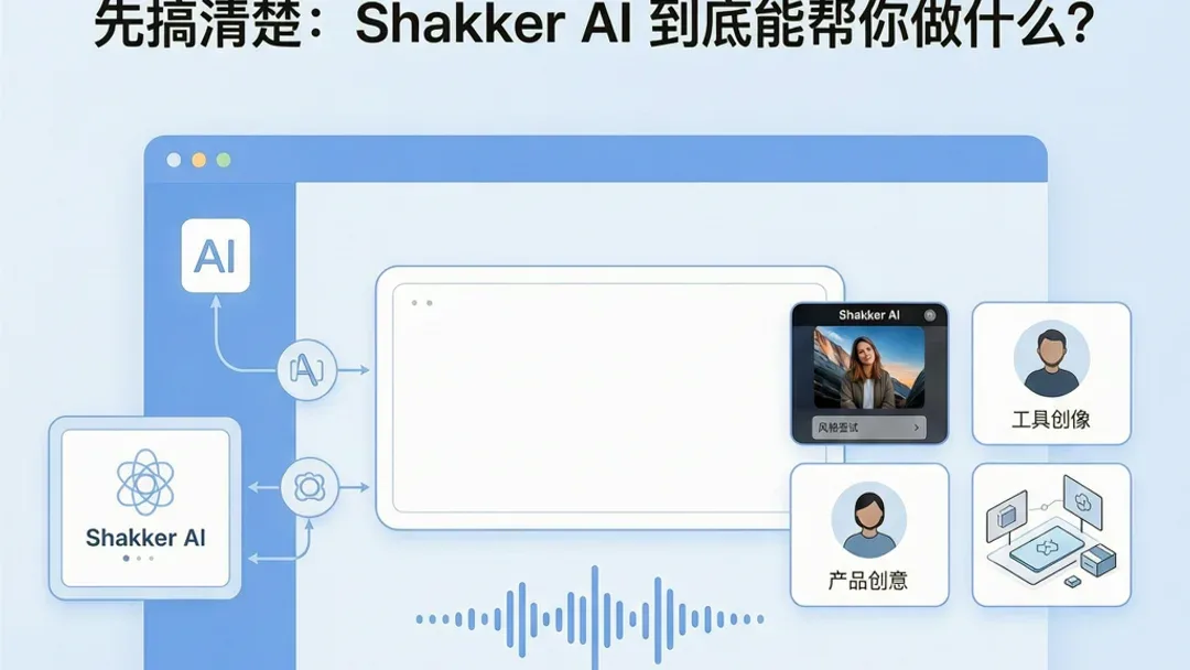 Shakker AI 是什么、怎么用：新手快速上手指南