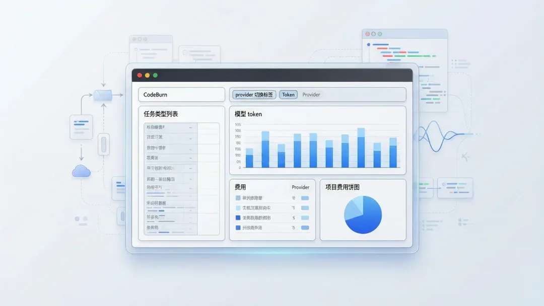 CodeBurn：本地追踪Claude/Cursor/Codex编程开销的开源TUI工具