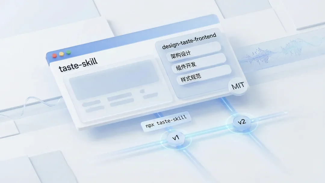 2026年GitHub热门AI设计技能包盘点：taste-skill及同类前端框架
