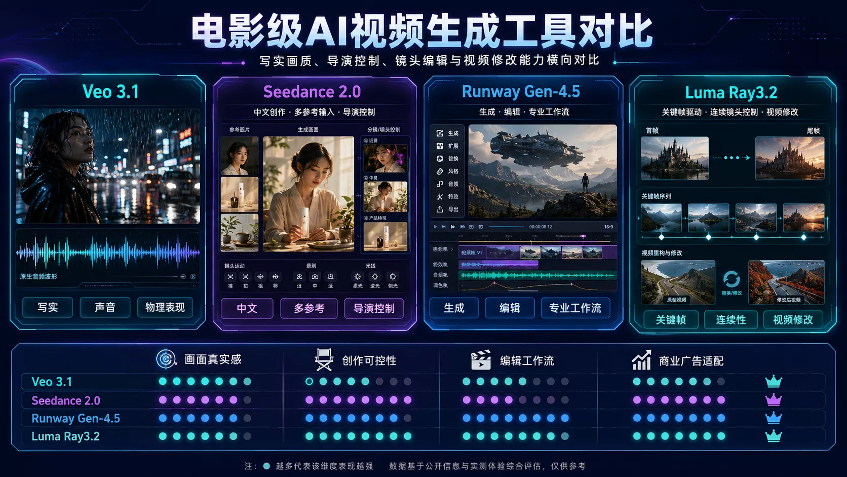 2026年最新AI一键生成视频工具大全：15款软件横评与选择指南