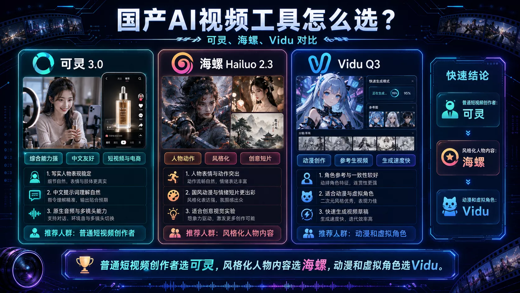 2026年AI视频生成工具排行榜:Sora退场后,Seedance、可灵、Veo谁最好用?