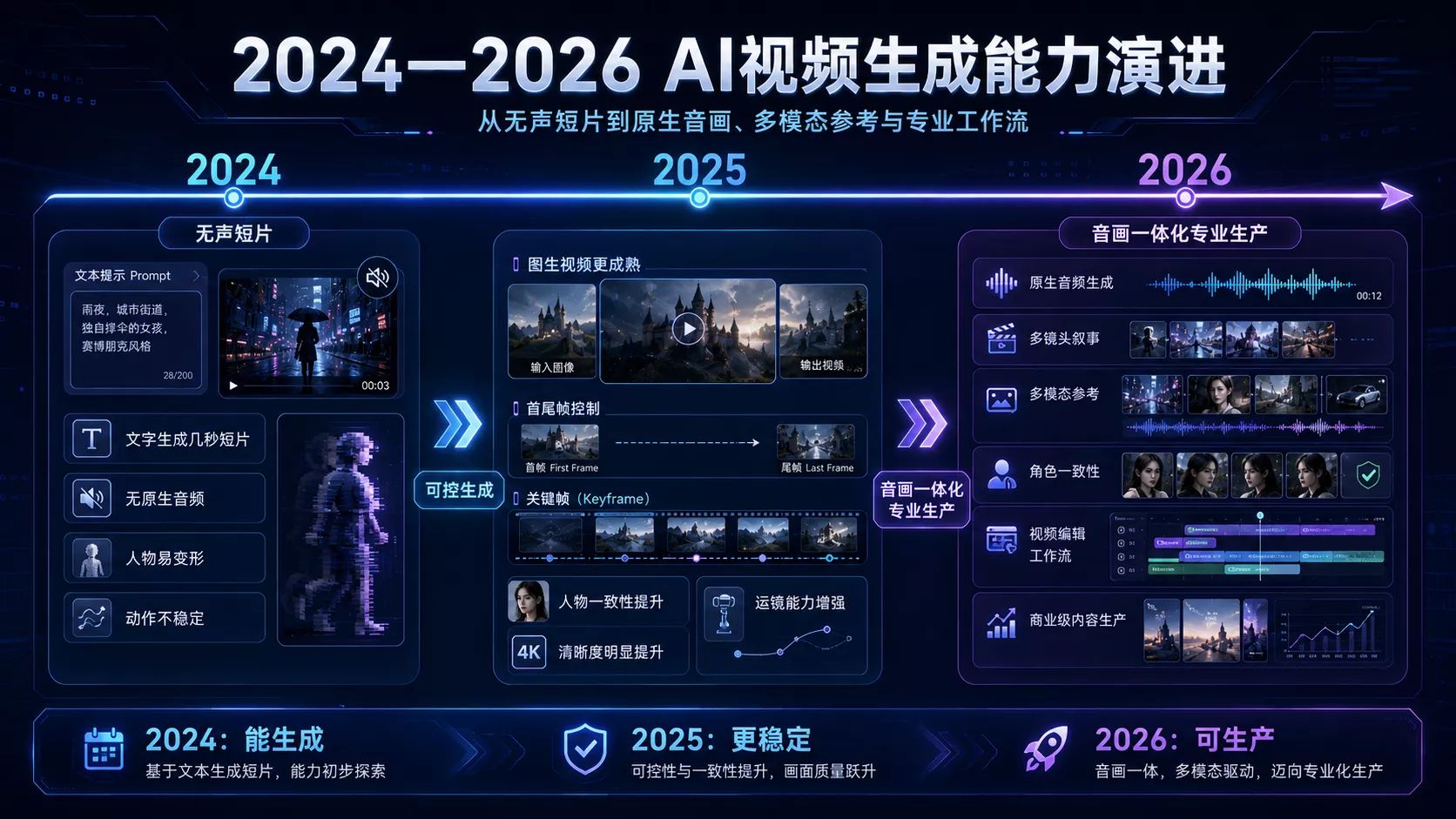 2026年AI视频生成工具排行榜:Sora退场后,Seedance、可灵、Veo谁最好用?