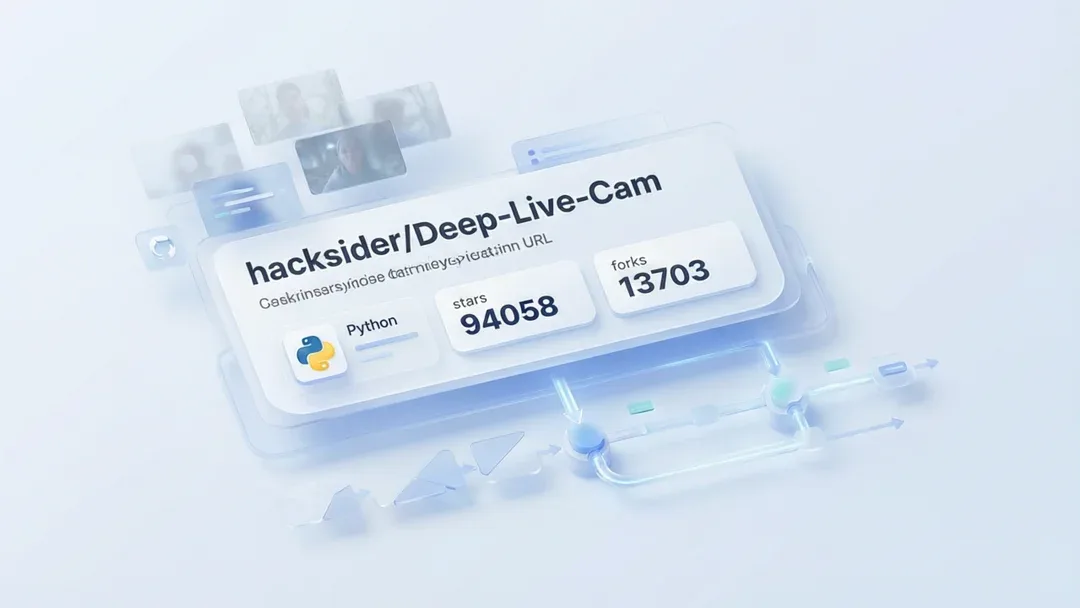 Deep-Live-Cam：单图实时人脸替换开源 AI 项目