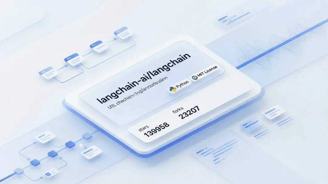 langchain：开源 AI 项目速览与适用场景