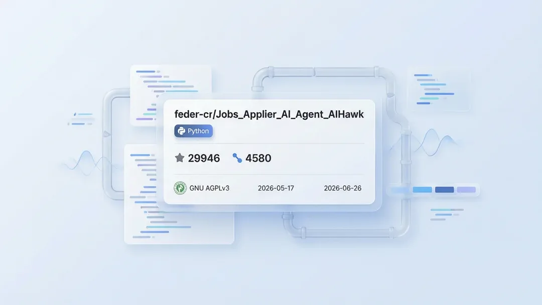 Jobs_Applier_AI_Agent_AIHawk：开源 AI 求职代理项目速览