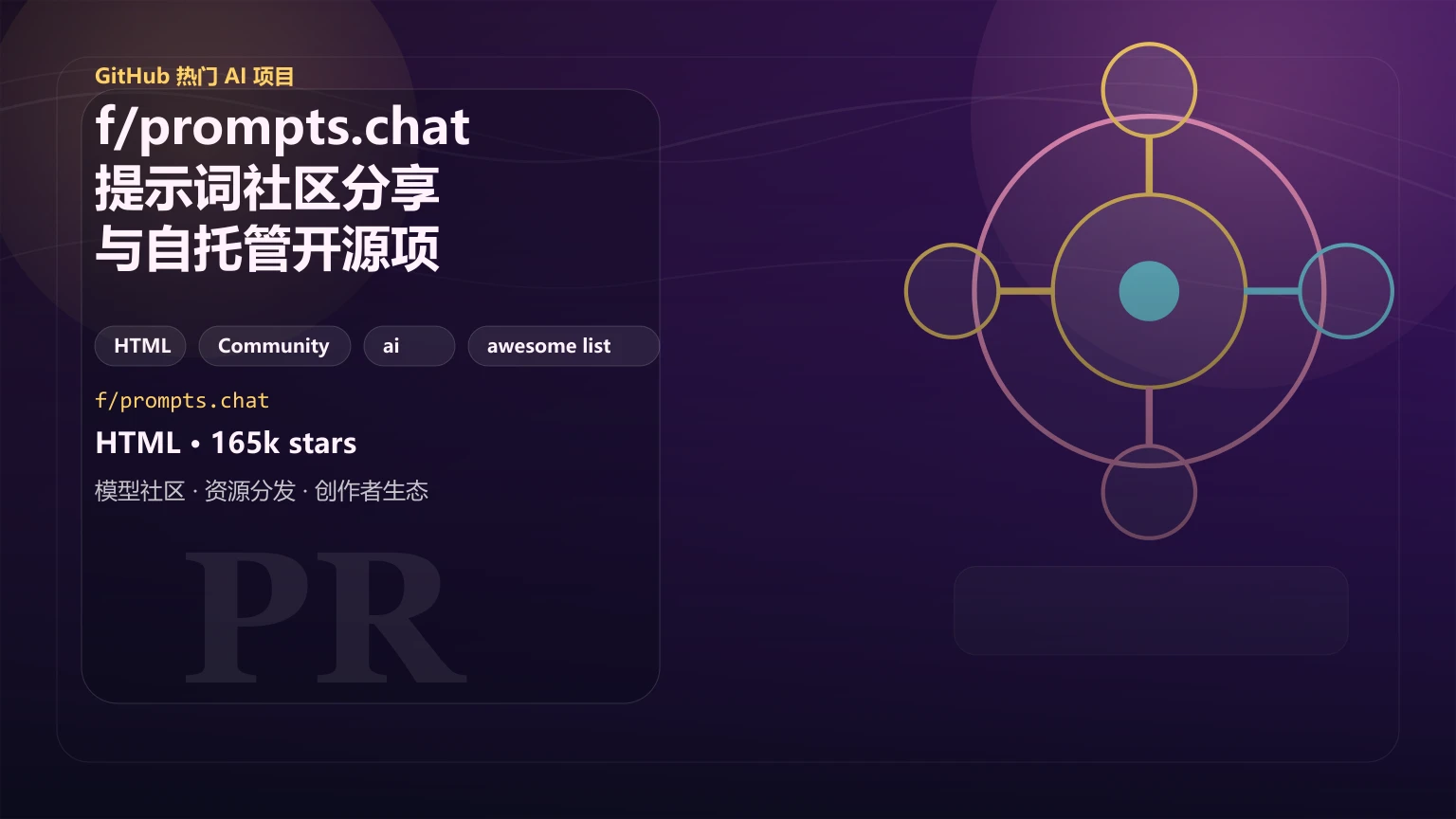 f/prompts.chat：提示词社区分享与自托管开源项目