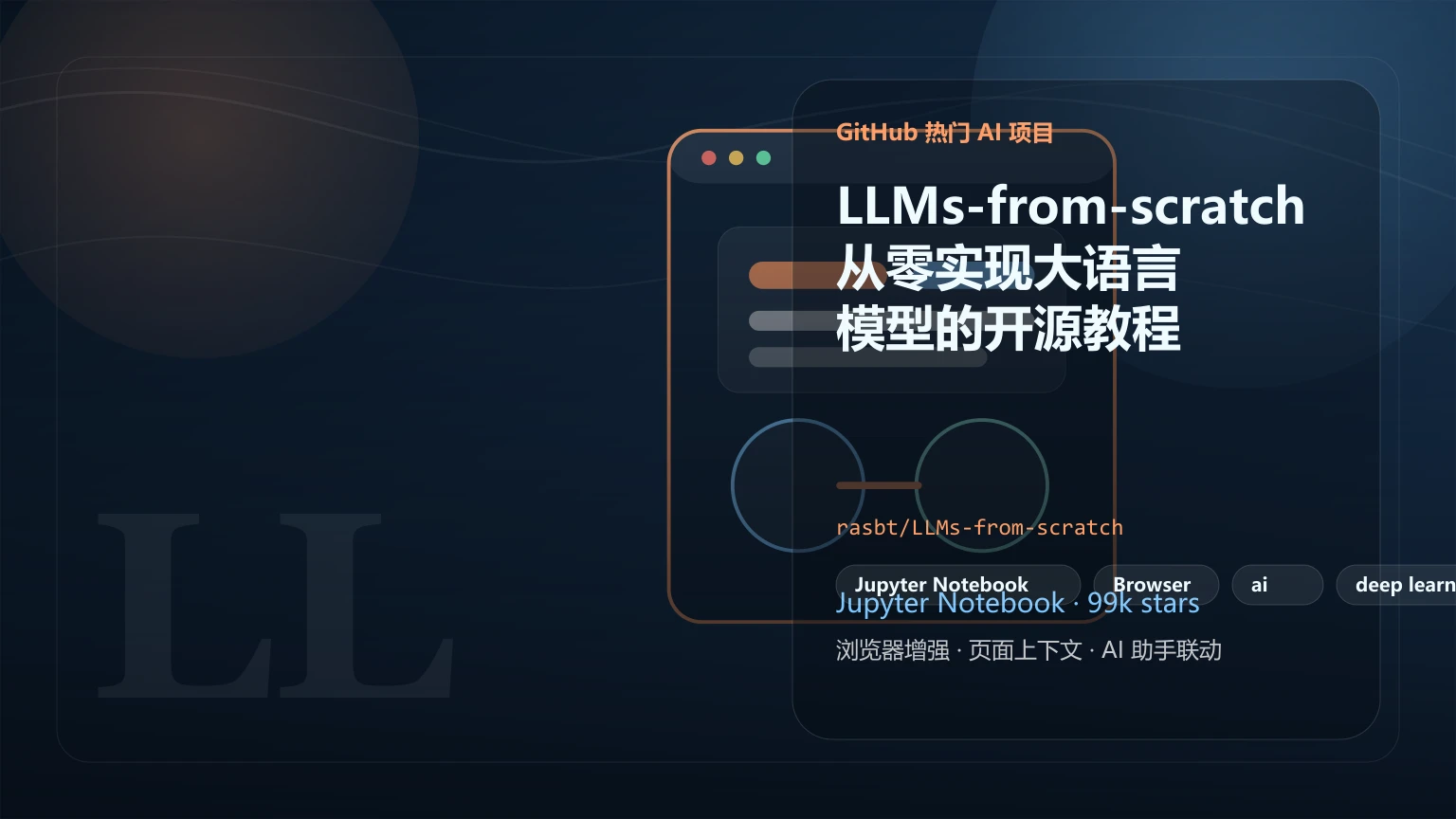 LLMs-from-scratch:从零实现大语言模型的开源教程项目