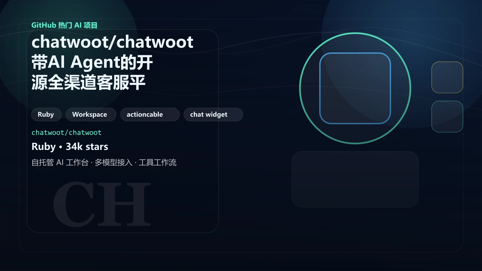 chatwoot/chatwoot：带AI Agent的开源全渠道客服平台