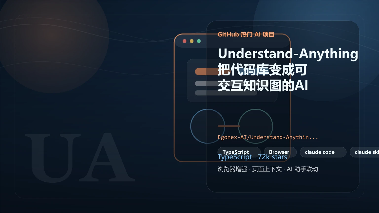 Understand-Anything：把代码库变成可交互知识图的AI工具怎么用