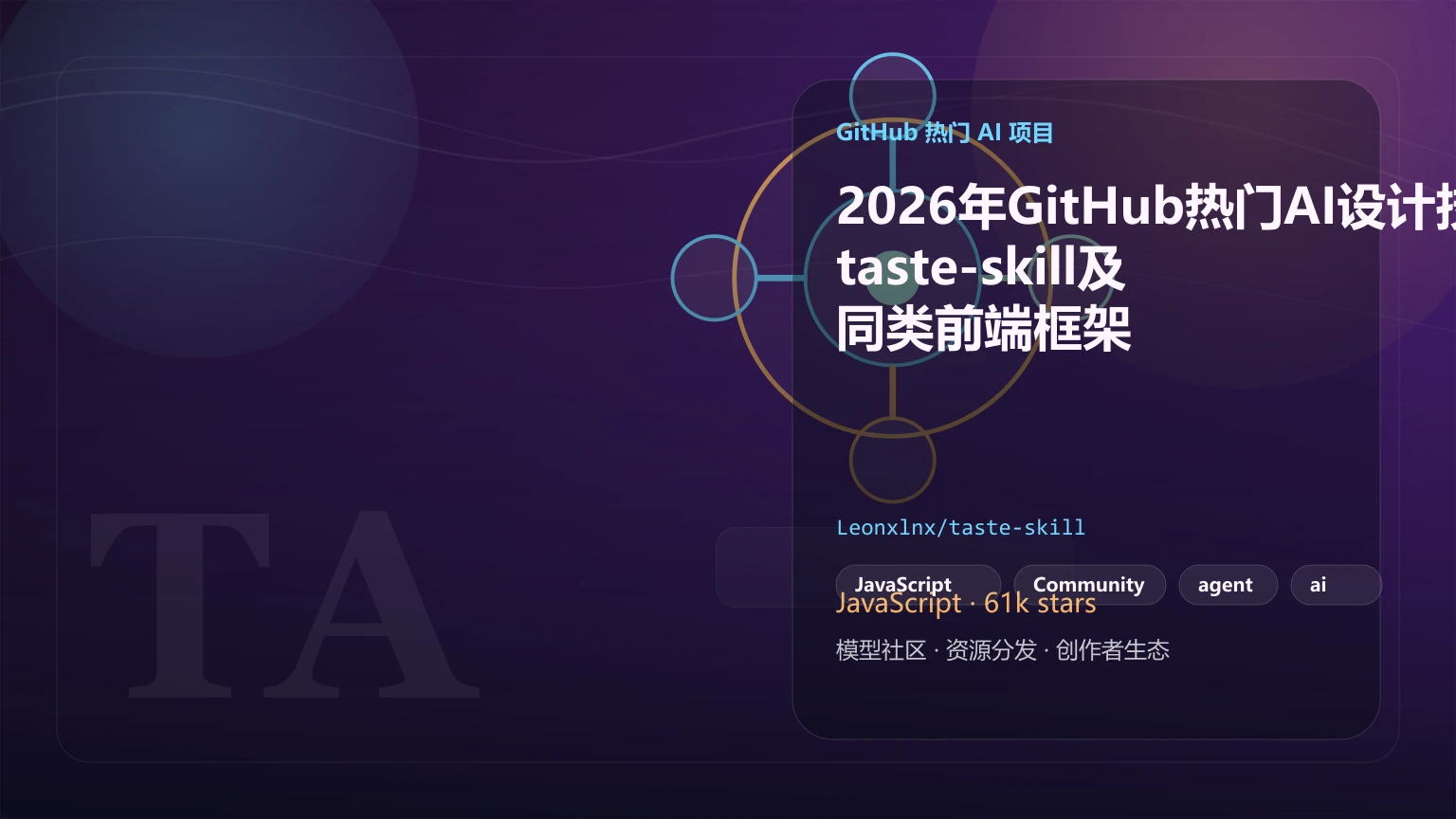 2026年GitHub热门AI设计技能包盘点：taste-skill及同类前端框架