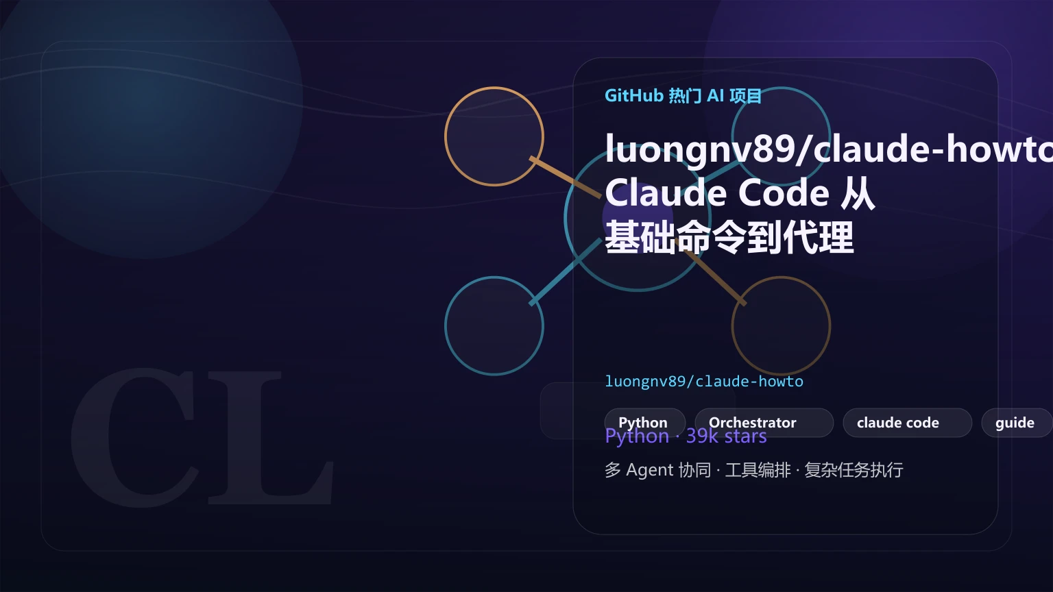 luongnv89/claude-howto：Claude Code 从基础命令到代理编排的可视化学习指南