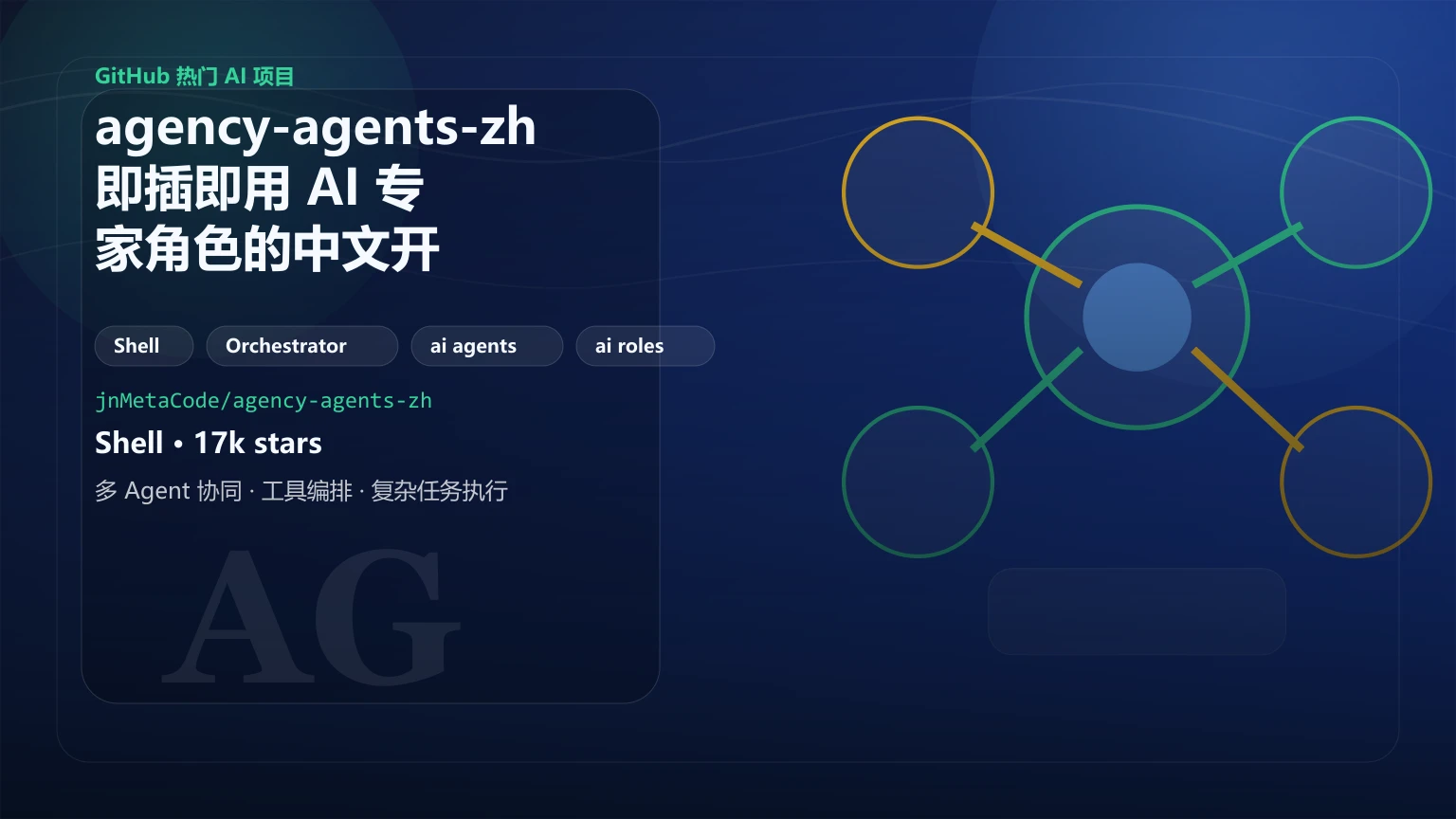agency-agents-zh：即插即用 AI 专家角色的中文开源角色库